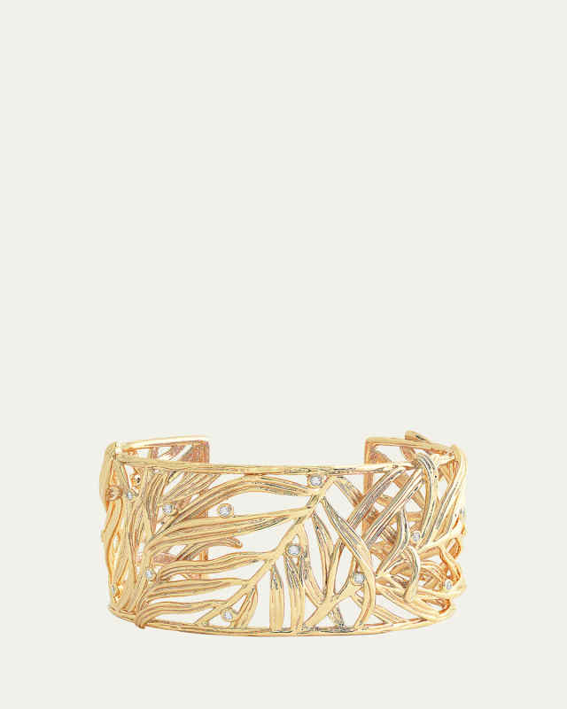 Palm Leaves Cuff
